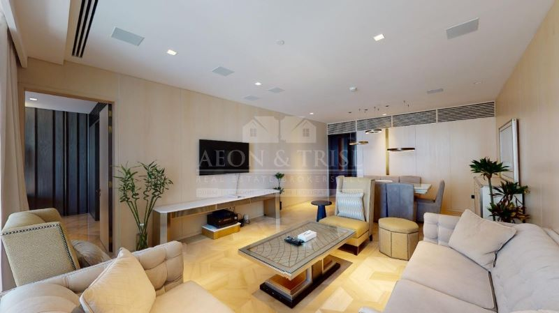 Full Sea View | High Floor | 3 Beds Plus Maids-image